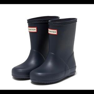 Kids Navy Hunter Boots